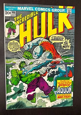 Buy INCREDIBLE HULK #165 (Marvel Comics 1973) -- Bronze Age Superheroes -- FN/VF • 11.64£