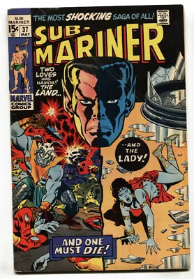 Buy SUB-MARINER #32-1971-MARVEL-Death Of Dorma Comic Book • 40.93£