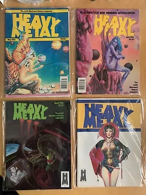 Buy HEAVY METAL : 10 Issues Between 1983 - 1985. CORBEN, Moebius, DRUILLET, Manara + • 59.99£