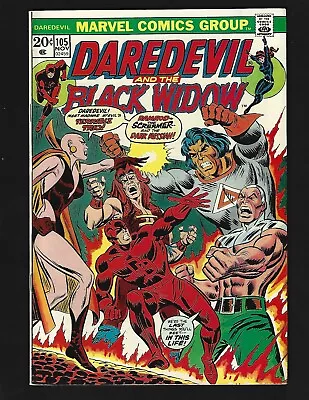 Buy Daredevil #105 VF+ Starlin 1st/Origin Moondragon* Early Thanos 1st Terrex Kraven • 54.32£