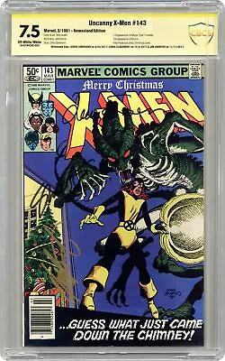 Buy Uncanny X-Men #143 CBCS 7.5 Newsstand SS Simonson/ Claremont/ Shooter 1981 • 85.43£