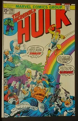 Buy Incredible Hulk #190 Aug 1975  • 116.48£