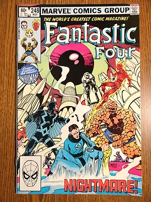 Buy Fantastic Four #248 Byrne Cover Key VF+ Inhumans Black Bolt 1st Print Marvel MCU • 9.31£