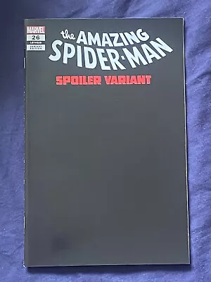 Buy The Amazing Spider-man #26 (2023 Marvel) Spoiler Variant - Bagged & Boarded. • 4.95£