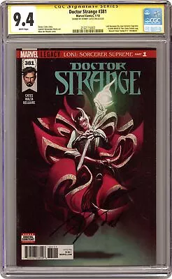Buy Doctor Strange #381A Del Mundo CGC 9.4 SS Donny Cates 2018 2122115002 • 60.58£