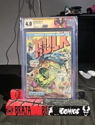 Buy Incredible Hulk #180 | Signed By Hugh Jackman | Oct.1974 | 4.0 CGC | 1st App.  • 1,089.20£