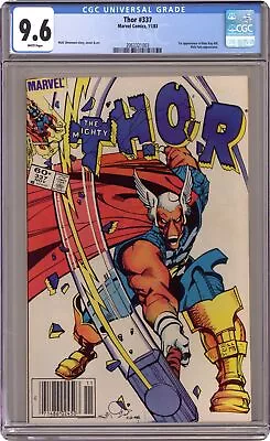 Buy Thor #337N Newsstand Variant CGC 9.6 1983 2063321003 1st App. Beta Ray Bill • 163.09£