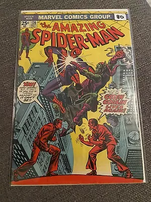 Buy Amazing Spider-Man #136 (Marvel 1974) 1st Harry Osborne As Green Goblin FN • 62.12£