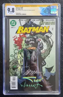 Buy Batman #609 CGC SS 9.8, Jim Lee, Scott Sinclair & Scott Williams Signature! • 621.29£