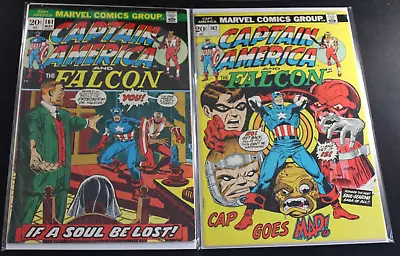 Buy Captain America And Falcon 161 162 Peggy Carter Returns VG+ Comic Lot • 9.30£