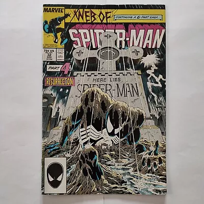 Buy Web Of Spider-Man #32 - Marvel 1987 - Kraven’s Last Hunt, Part 4 Resurrection • 19.99£