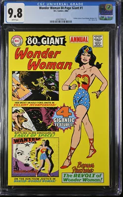 Buy WONDER WOMAN 80-Page Giant #1 -CGC 9.8-2002--comic Book 4393769019 • 64.69£