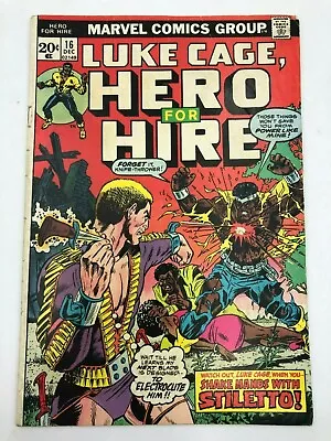 Buy Luke Cage Hero For Hire #16 (1972) Marvel Comic Book • 9.28£