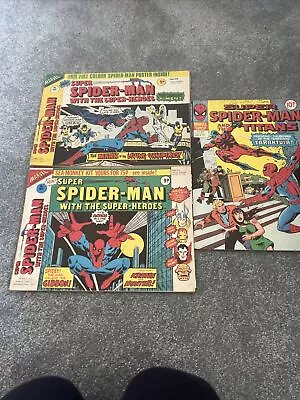 Buy Super Spider-Man With The Super-Heroes #158, 169, 229. (1976/77) No Poster • 5£