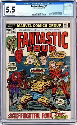Buy Fantastic Four #129 CGC 5.5 1972 3797639003 • 124.26£