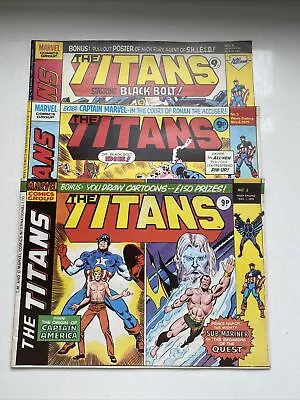 Buy Titans Marvel Comics 2,3,5 Early Issues Great Condition • 15£