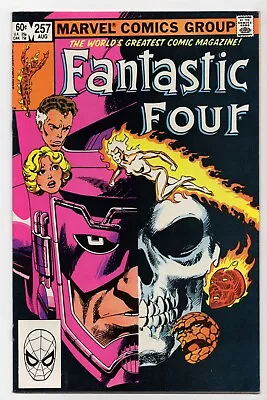 Buy Fantastic Four #257 (1983) Galactus Cover High Grade NM- 9.2 • 5.43£