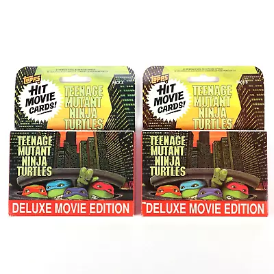 Buy Teenage Mutant Ninja Turtles Deluxe Movie Edition Cards Topps 132 Cards UK 1990 • 17.88£