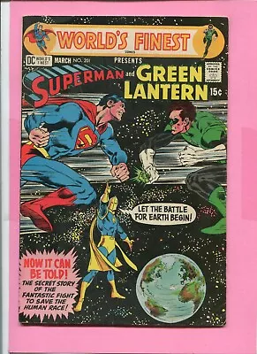 Buy World's Finest # 201 - Superman & Green Lantern - Neal Adams Cover - Cents Copy • 7.99£