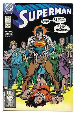 Buy Superman #25 (Vol 2) : NM- :  Head Trips  • 2.50£