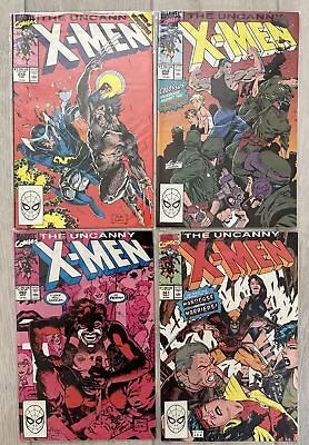 Buy Uncanny X-Men Marvel Comics Key Issues 258 259 260 261 Psylocke Wolverine 1990 • 29.99£