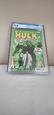 Buy Hulk #3 (2022) Graded CGC 9.8 Nakayama Cates Classic Homage 1st Cameo Titan Hulk • 46.67£
