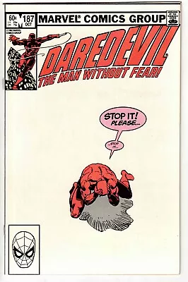 Buy Daredevil #187 1982 Marvel Bronze Age Direct Edition Vfn/nm! • 5.93£