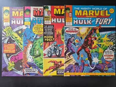 Buy The Mighty World Of Marvel #267 #269 #321 #329 Hulk Marvel Uk Weekly 1977 • 1.99£