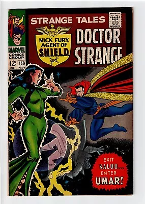 Buy Strange Tales 150 (Marvel 1966) 6.5 FN+ 1st Umar DR STRANGE NICK FURY SHIELD • 27.18£