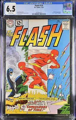 Buy Flash #125 - D.C. Comics 1961 CGC 6.5 Kid Flash Appearance. First   Cosmic Tread • 139.01£