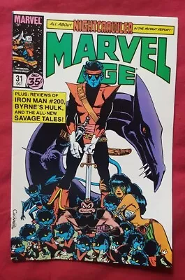 Buy MARVEL AGE # 31 Oct 1985 VFN (7.0) Thundercats Preview, John Byrne, Kyle Baker  • 8.95£