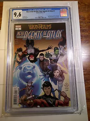 Buy War Of The Realms: New Agents Of Atlas #1, CGC 9.6 • 30.89£