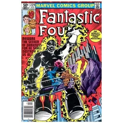 Buy Fantastic Four #229 Newsstand  - 1961 Series Marvel Comics VF+ [x; • 8.74£