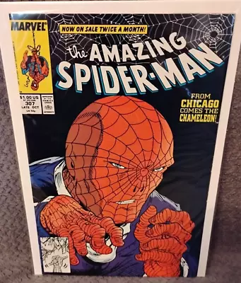 Buy AMAZING SPIDER-MAN #307 NM 1988 Marvel - Todd McFarlane Art/cov - Chameleon App • 15.49£