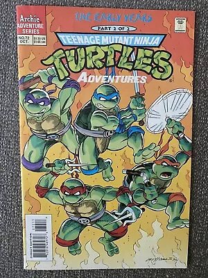 Buy Vintage Teenage Mutant Ninja Turtles Adventures #72 Archie Comics Low Print 1995 • 100.96£