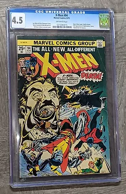 Buy X-Men #94 CGC 4.5 Marvel 1975 2nd New X-Men Team Wolverine Storm Nightcrawler • 287.34£