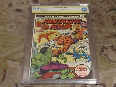 Buy The Fantastic Four #166 Autographed By Roy Thomas Graded 9.4 • 128.12£
