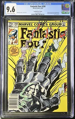 Buy FANTASTIC FOUR #258 Canadian Price Variant CGC 9.6 Only 6 Census Dr Doom 1983 🔥 • 61.35£