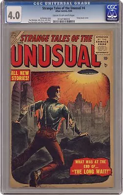 Buy Strange Tales Of The Unusual #4 CGC 4.0 1956 0144186024 • 64.46£