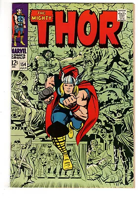 Buy Thor #154 (1968) - Grade 6.0 - 1st Appearance Of Mangog - Balder Sif Apps! • 69.89£