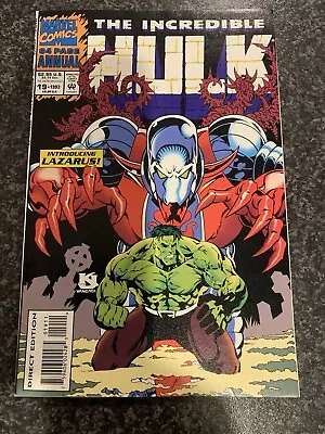 Buy Incredible Hulk Annual #19 (Marvel Comics 1993) 1st Print Introducing Lazarus • 1.99£
