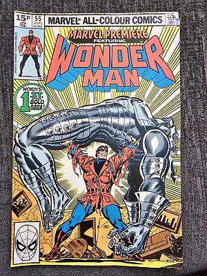 Buy Marvel Comics MARVEL PREMIERE Featuring WONDER MAN #55 August 1980 • 6.50£