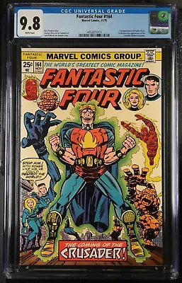 Buy Fantastic Four #164 CGC 9.8 • 1st Frankie Raye (Nova) • 1st Bronze Crusader • 776.60£