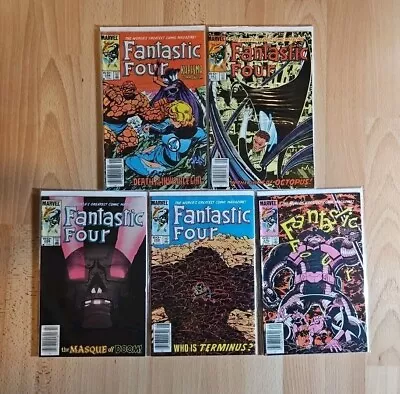 Buy Fantastic Four Comic Lot #266 #267 #268 #269 And #270 • 11.64£