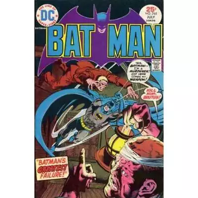 Buy Batman #265  - 1940 Series DC Comics Fine Minus Full Description Below [c. • 8.43£