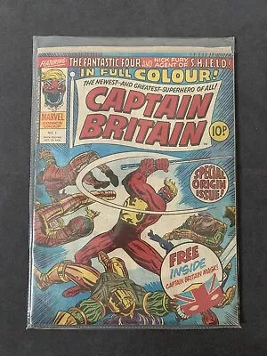 Buy Captain Britain 1/ Bronze Age Marvel Comics 1976 • 49£