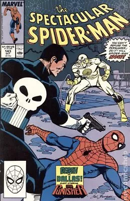 Buy Spectacular Spider-Man Peter Parker #143D VF 1988 Stock Image • 6.37£