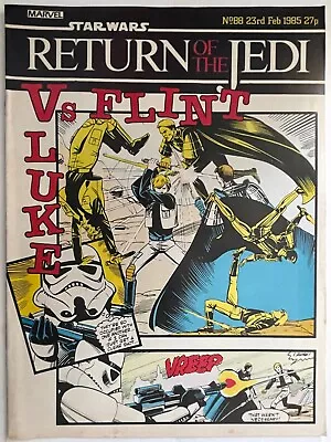 Buy Star Wars Weekly, Vintage Marvel UK Comic Return Of The Jedi No.88 • 1.95£