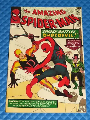Buy Amazing Spider-Man #16 Facsimile Cover Marvel Reprint Newsprint Int Daredevil • 34.94£