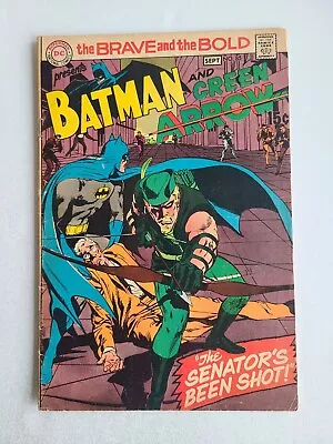 Buy Brave And The Bold #85,  BATMAN &  Green Arrow, DC 1969 Comic, FINE- 5.5 • 32.62£